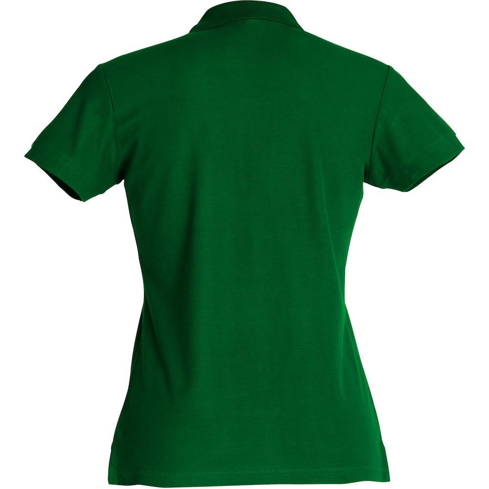 Bottle Green - Lifestyle - Clique Womens-Ladies Plain Polo Shirt