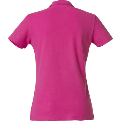 Bright Cerise - Lifestyle - Clique Womens-Ladies Plain Polo Shirt