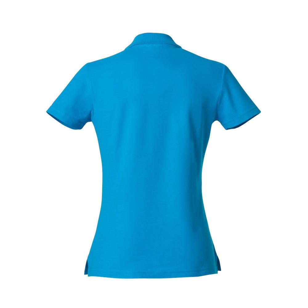 Turquoise - Lifestyle - Clique Womens-Ladies Plain Polo Shirt