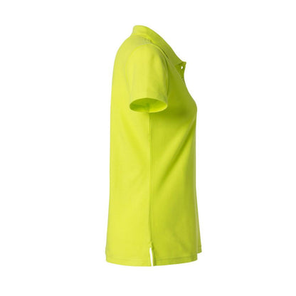 Visibility Green - Back - Clique Womens-Ladies Plain Polo Shirt