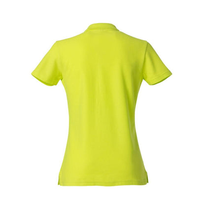Visibility Green - Lifestyle - Clique Womens-Ladies Plain Polo Shirt