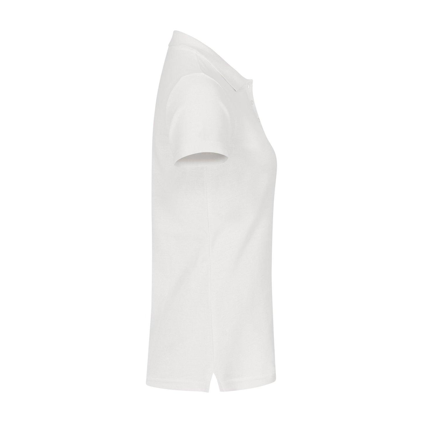 Off White - Pack Shot - Clique Womens-Ladies Plain Polo Shirt