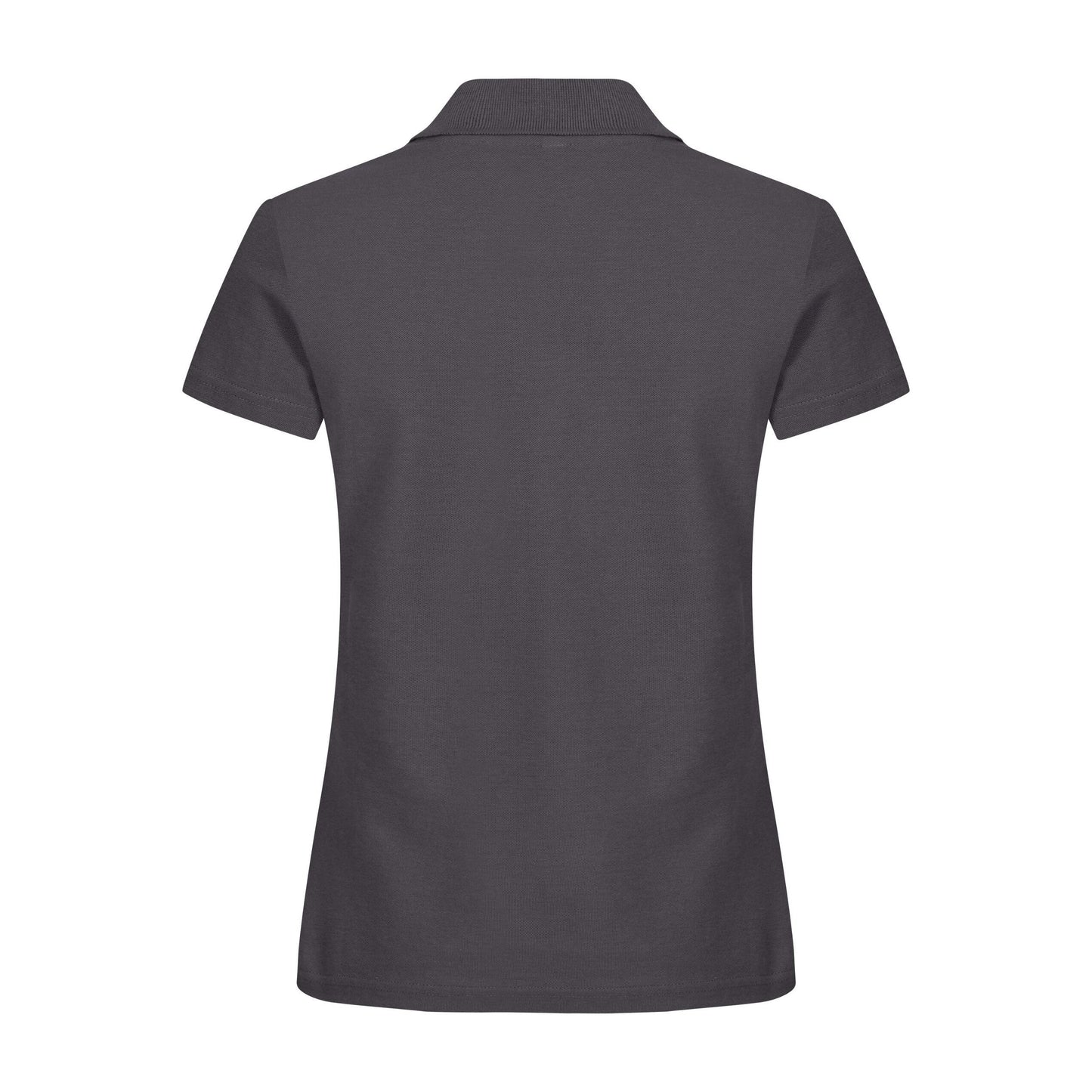 Metal Grey - Side - Clique Womens-Ladies Plain Polo Shirt