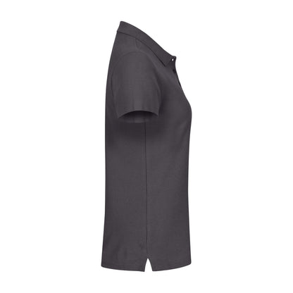 Metal Grey - Pack Shot - Clique Womens-Ladies Plain Polo Shirt
