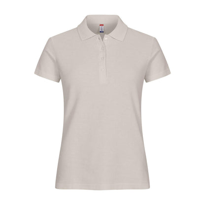 Stone - Front - Clique Womens-Ladies Plain Polo Shirt