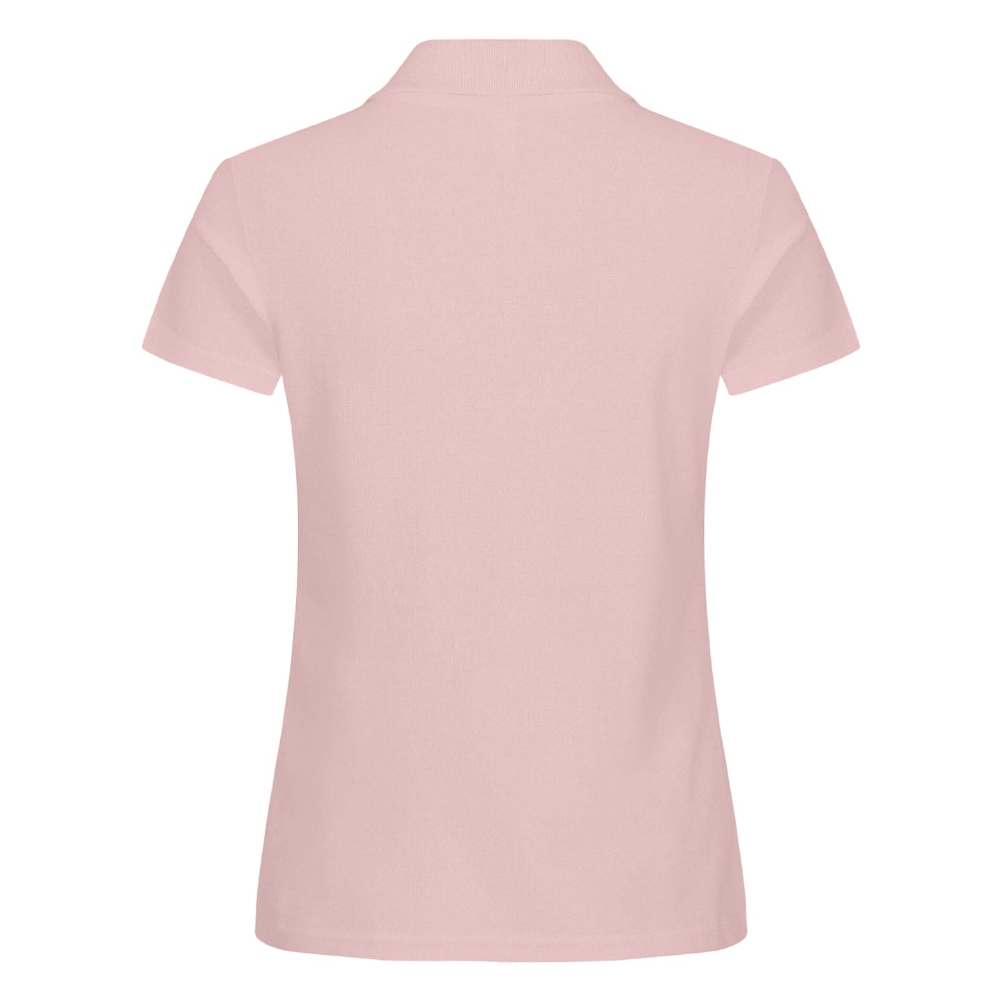 Candy Pink - Back - Clique Womens-Ladies Plain Polo Shirt
