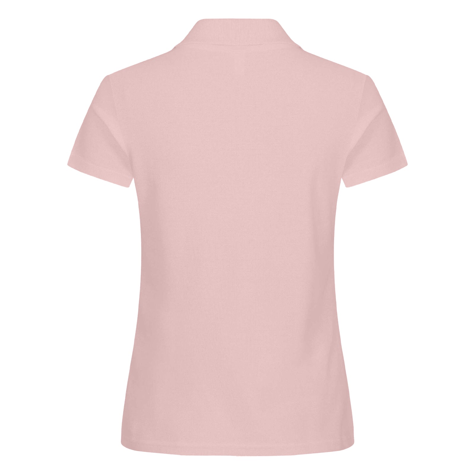 Candy Pink - Back - Clique Womens-Ladies Plain Polo Shirt