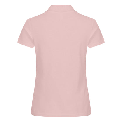 Candy Pink - Back - Clique Womens-Ladies Plain Polo Shirt
