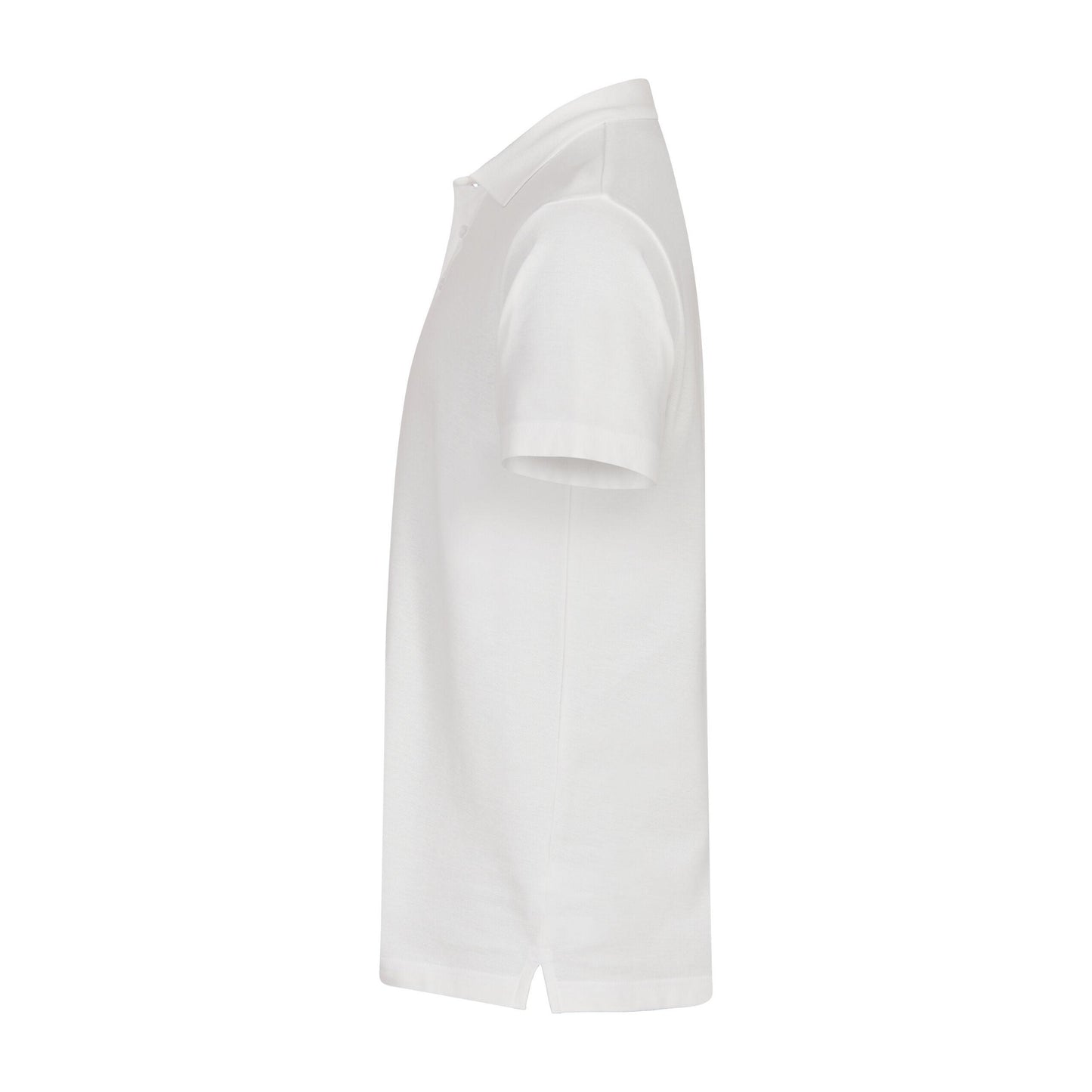 Off White - Side - Clique Mens Basic Melange Polo Shirt