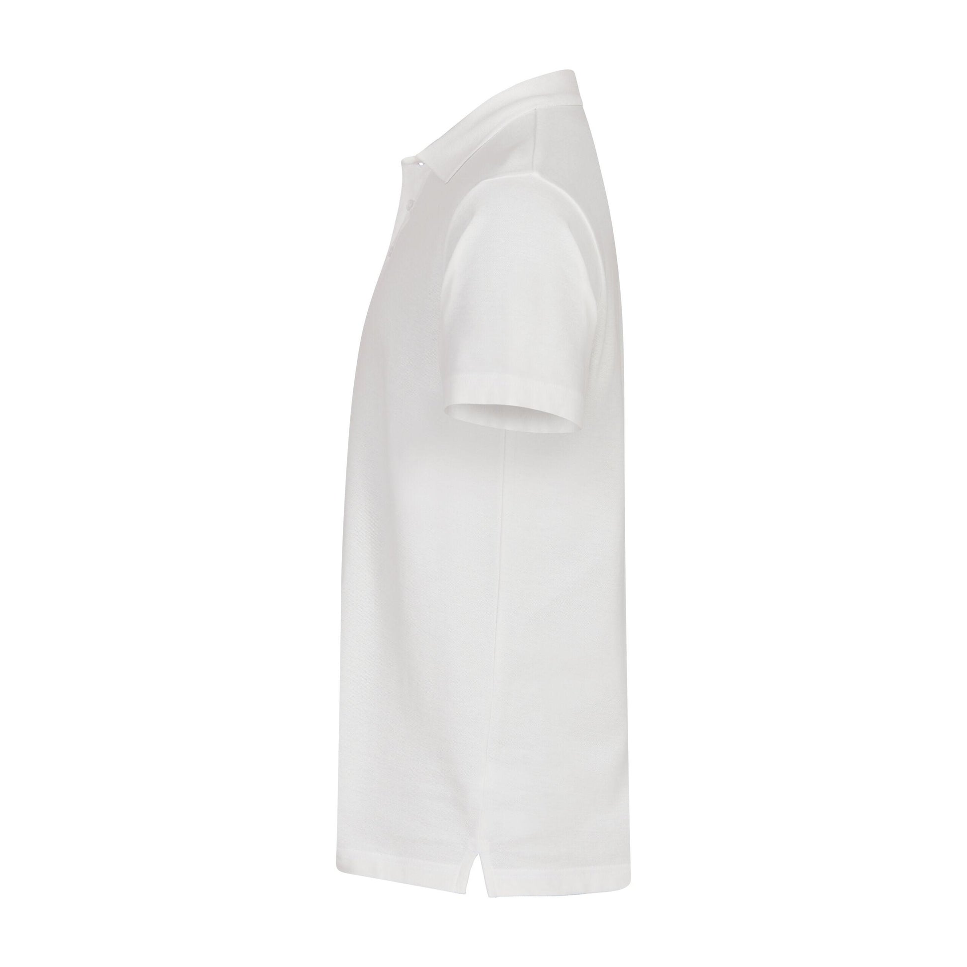 Off White - Side - Clique Mens Basic Melange Polo Shirt