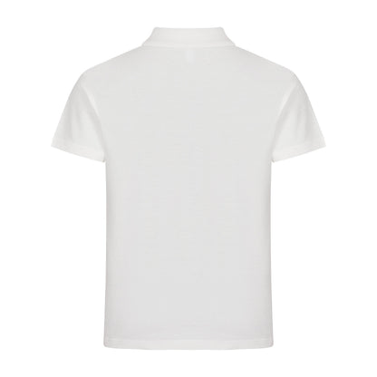 Off White - Pack Shot - Clique Mens Basic Melange Polo Shirt