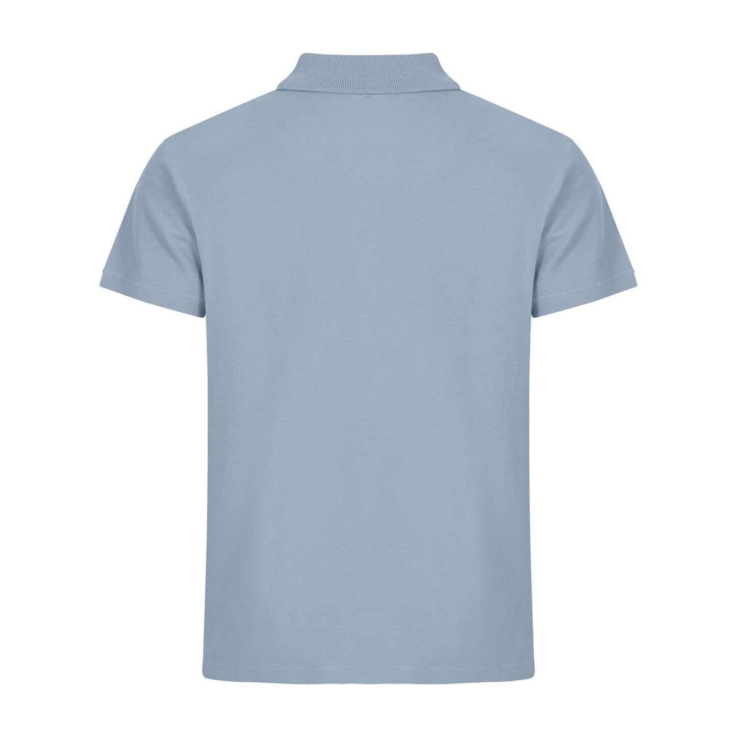 Soft Blue - Pack Shot - Clique Mens Basic Melange Polo Shirt