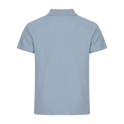 Soft Blue - Pack Shot - Clique Mens Basic Melange Polo Shirt