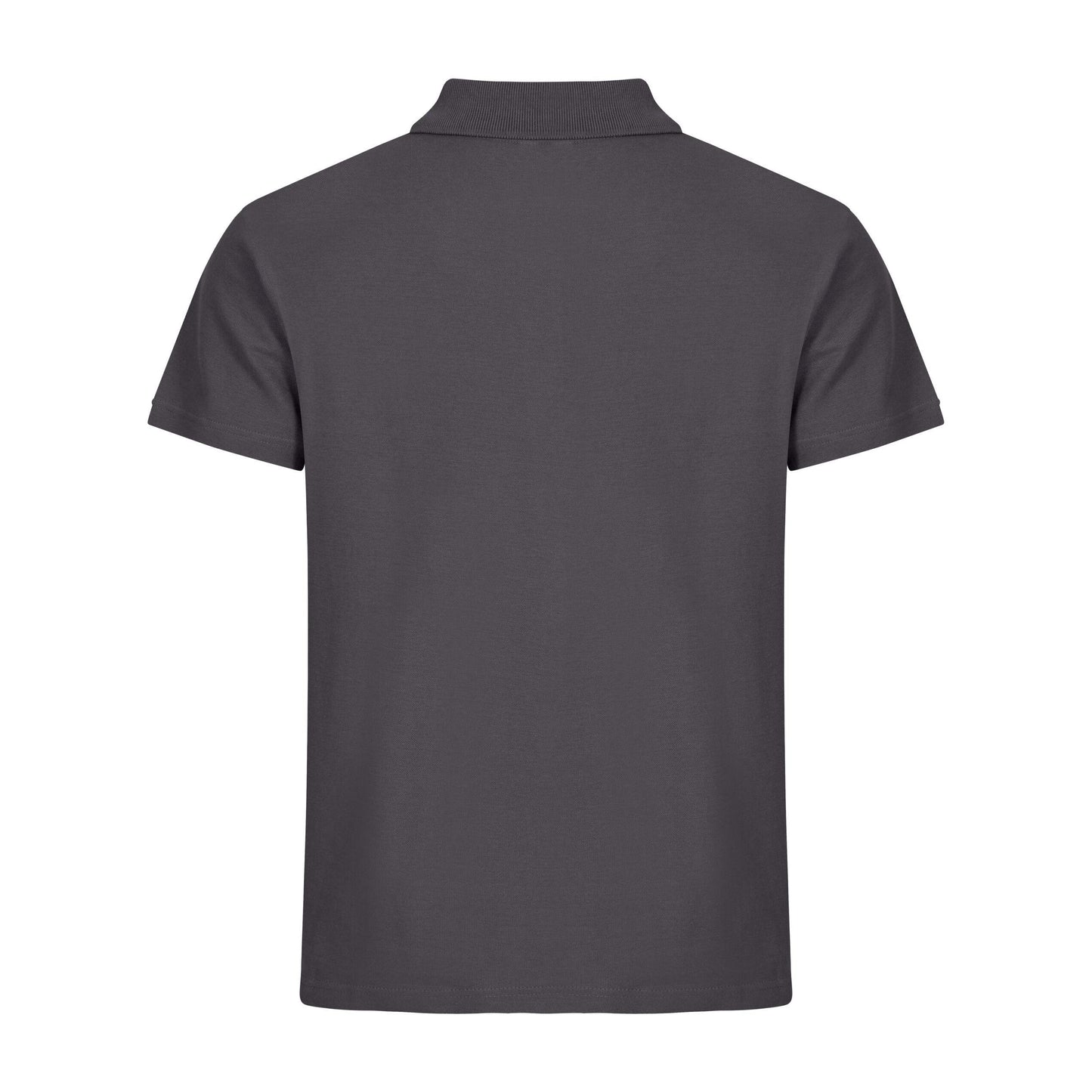 Metal Grey - Pack Shot - Clique Mens Basic Melange Polo Shirt
