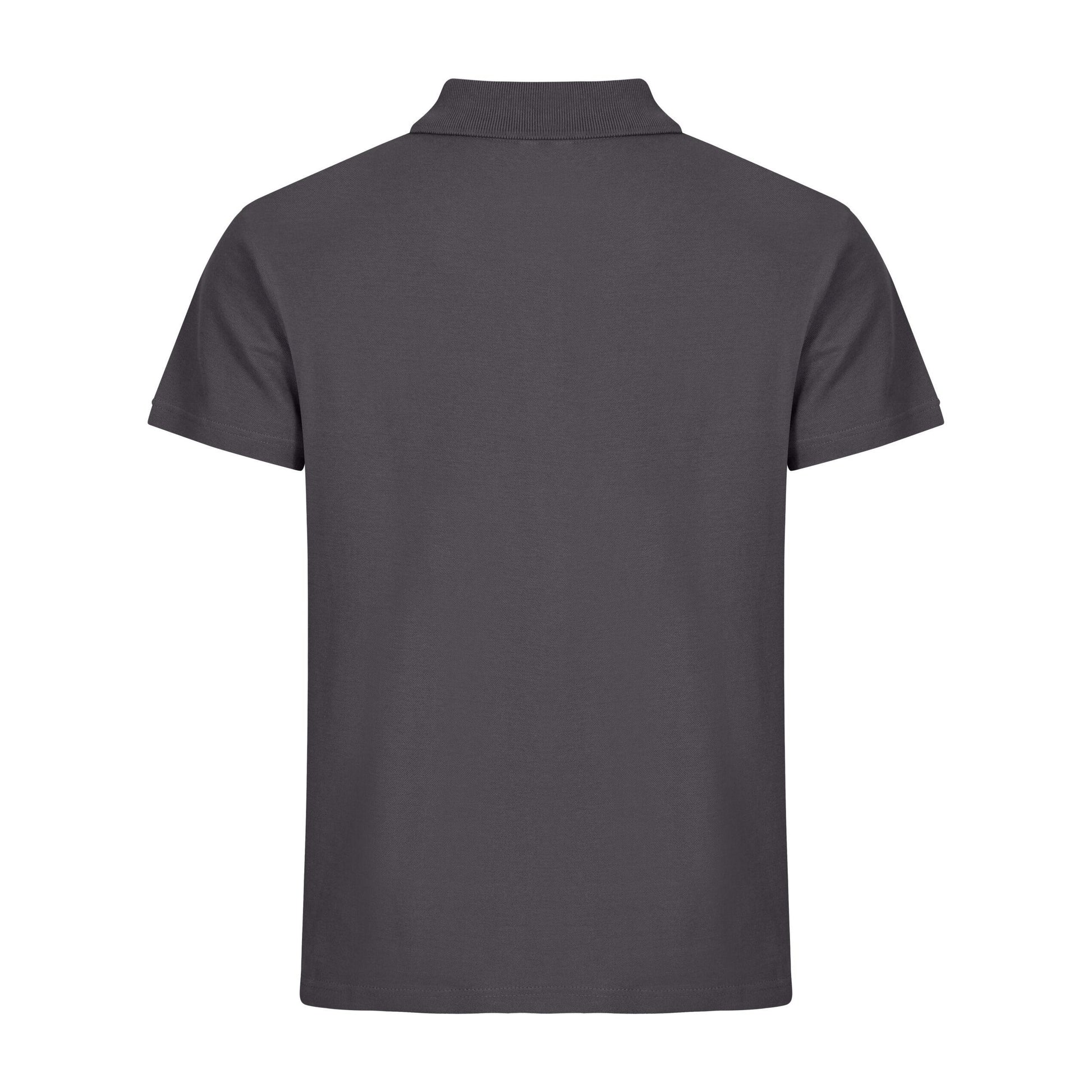 Metal Grey - Pack Shot - Clique Mens Basic Melange Polo Shirt