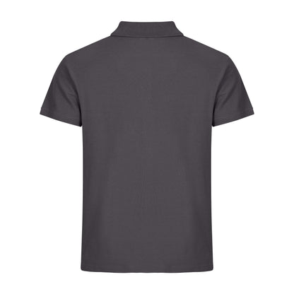 Metal Grey - Pack Shot - Clique Mens Basic Melange Polo Shirt