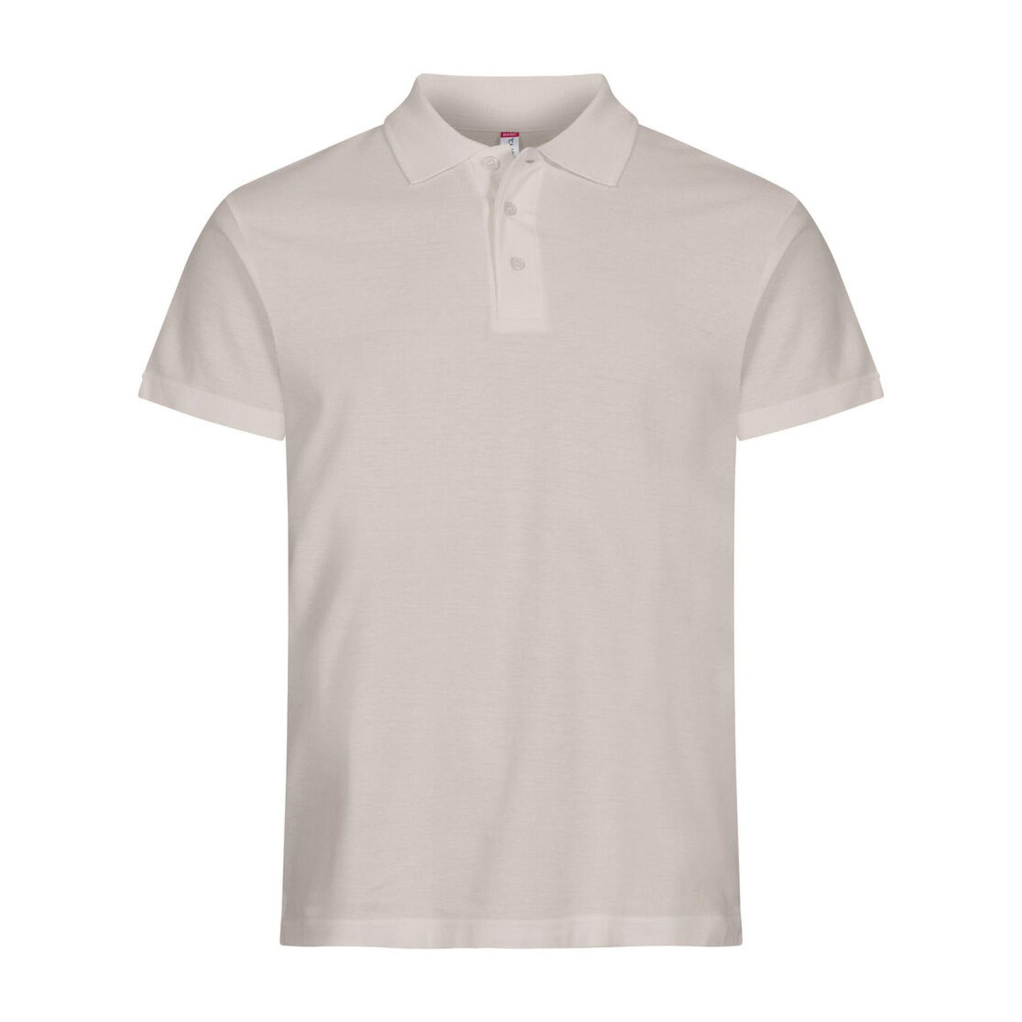 Stone - Back - Clique Mens Basic Melange Polo Shirt