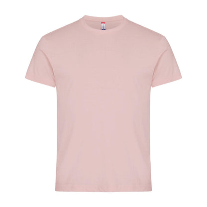 Candy Pink - Back - Clique Mens Melange T-Shirt