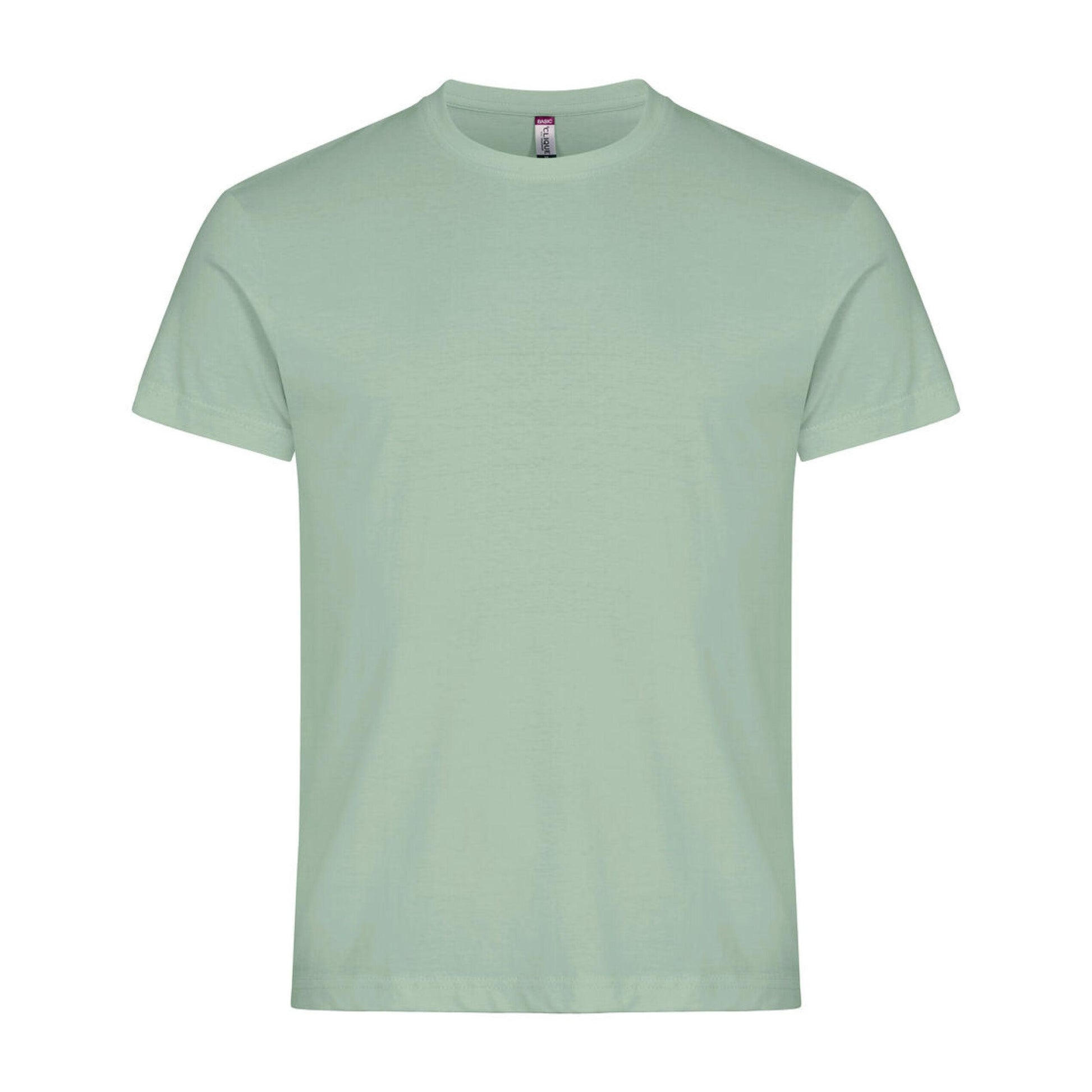 Sage Green - Back - Clique Mens Melange T-Shirt