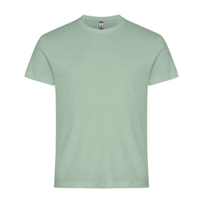 Sage Green - Back - Clique Mens Melange T-Shirt