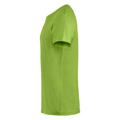 Light Green - Side - Clique Mens Melange T-Shirt