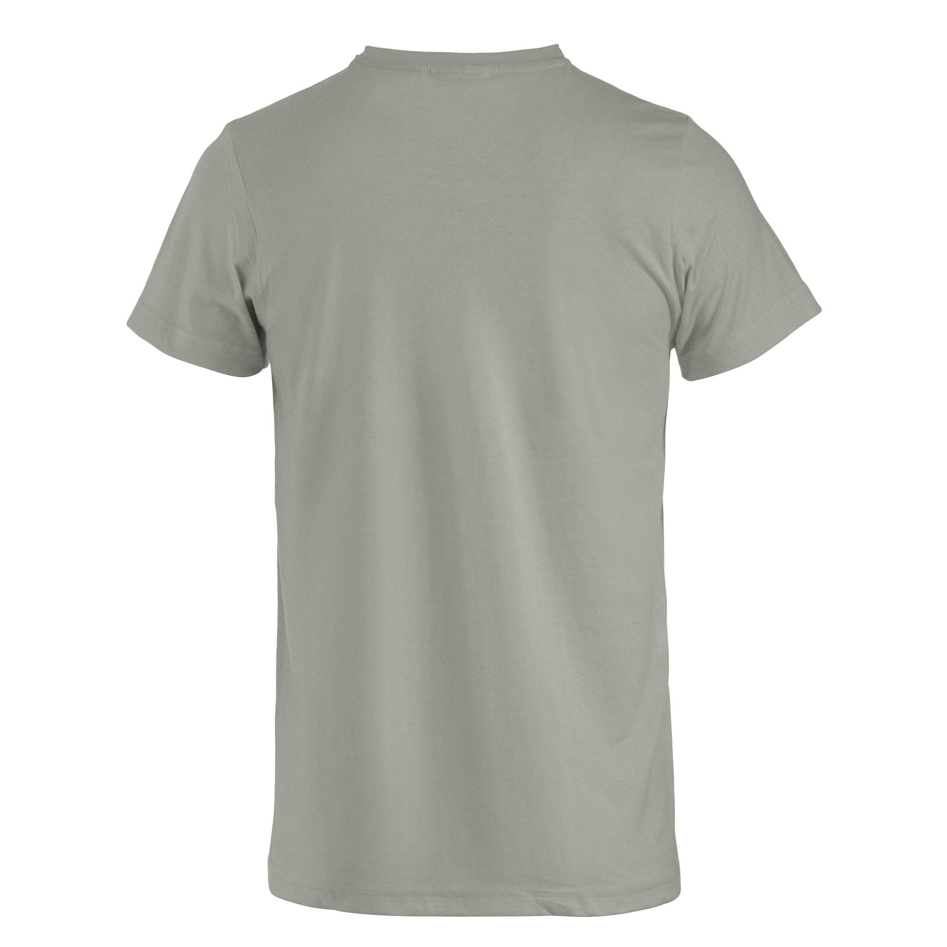 Silver - Pack Shot - Clique Mens Melange T-Shirt