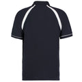 Navy-White - Back - Kustom Kit Oak Hill Mens Short Sleeve Polo Shirt