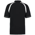 Black-White - Back - Kustom Kit Oak Hill Mens Short Sleeve Polo Shirt