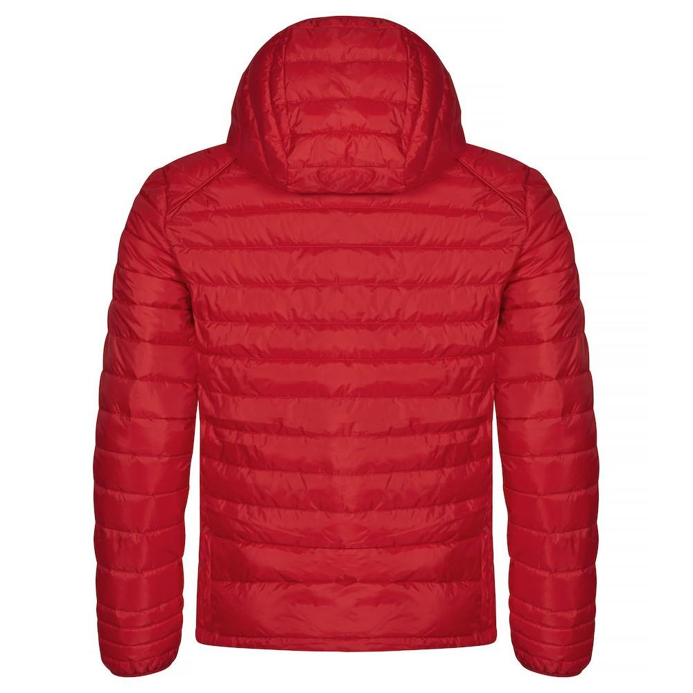 Red - Back - Clique Mens Hudson Padded Jacket