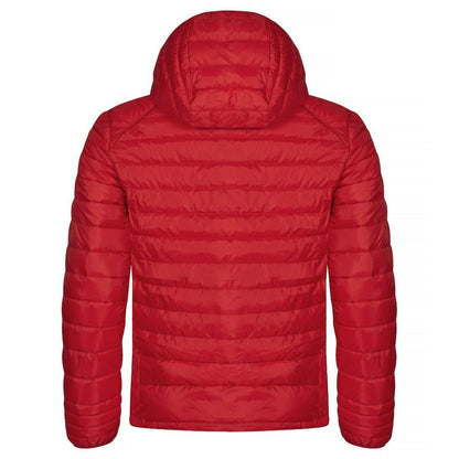 Red - Back - Clique Mens Hudson Padded Jacket