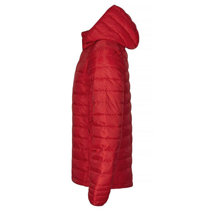 Red - Side - Clique Mens Hudson Padded Jacket