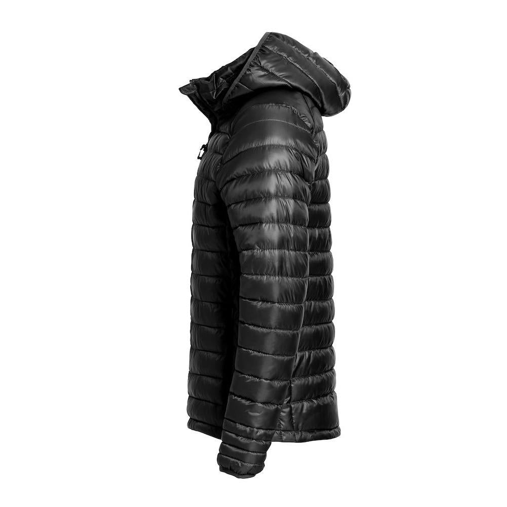 Black - Side - Clique Mens Hudson Padded Jacket