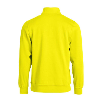 Visibility Yellow - Lifestyle - Clique Unisex Adult Basic Half Zip Sweatshirt