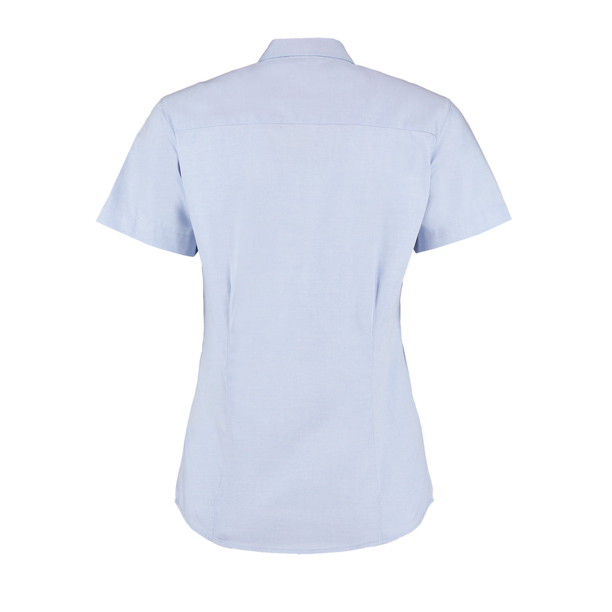 Light Blue - Back - Kustom Kit Ladies Corporate Oxford Short Sleeve Shirt