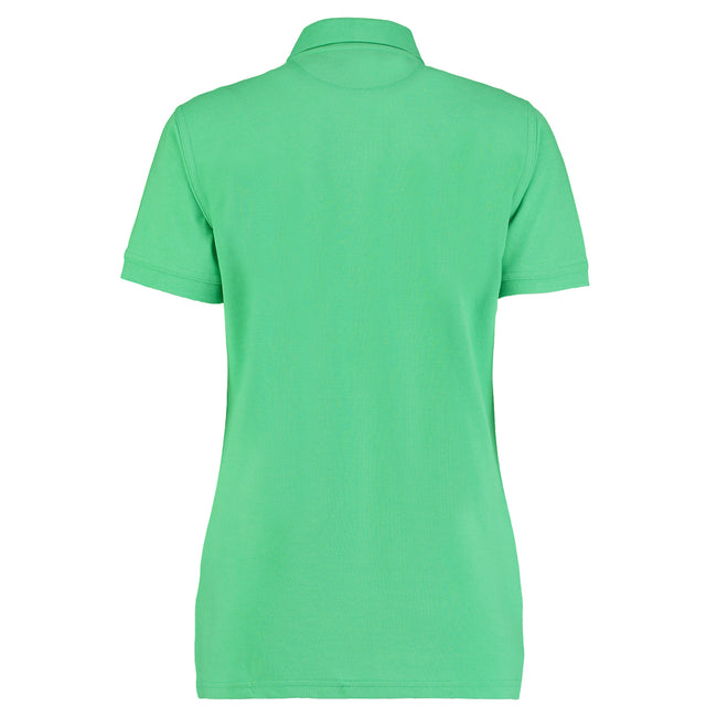 Apple Green - Back - Kustom Kit Ladies Klassic Superwash Short Sleeve Polo Shirt