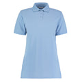 Light Blue - Front - Kustom Kit Ladies Klassic Superwash Short Sleeve Polo Shirt