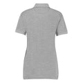 Heather Grey - Back - Kustom Kit Ladies Klassic Superwash Short Sleeve Polo Shirt