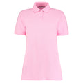 Pink - Front - Kustom Kit Ladies Klassic Superwash Short Sleeve Polo Shirt