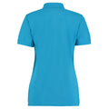 Turquoise - Back - Kustom Kit Ladies Klassic Superwash Short Sleeve Polo Shirt