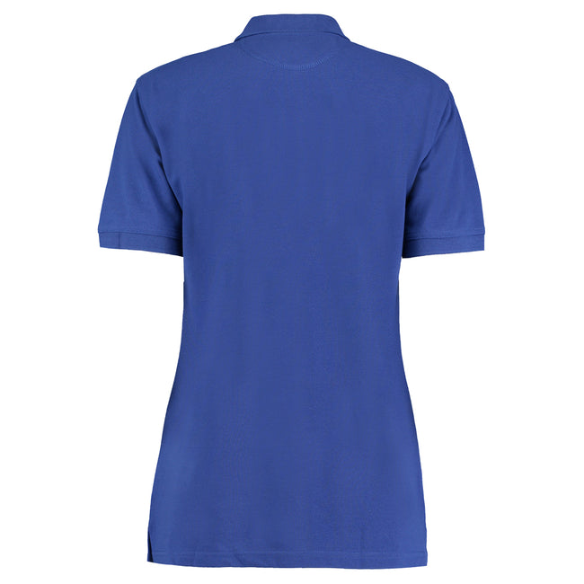 Royal Blue - Back - Kustom Kit Ladies Klassic Superwash Short Sleeve Polo Shirt