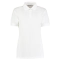 White - Front - Kustom Kit Ladies Klassic Superwash Short Sleeve Polo Shirt