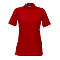 Red - Back - Kustom Kit Ladies Klassic Superwash Short Sleeve Polo Shirt