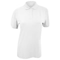 White - Front - Kustom Kit Ladies Kate Comfortec® Short Sleeve Polo Shirt