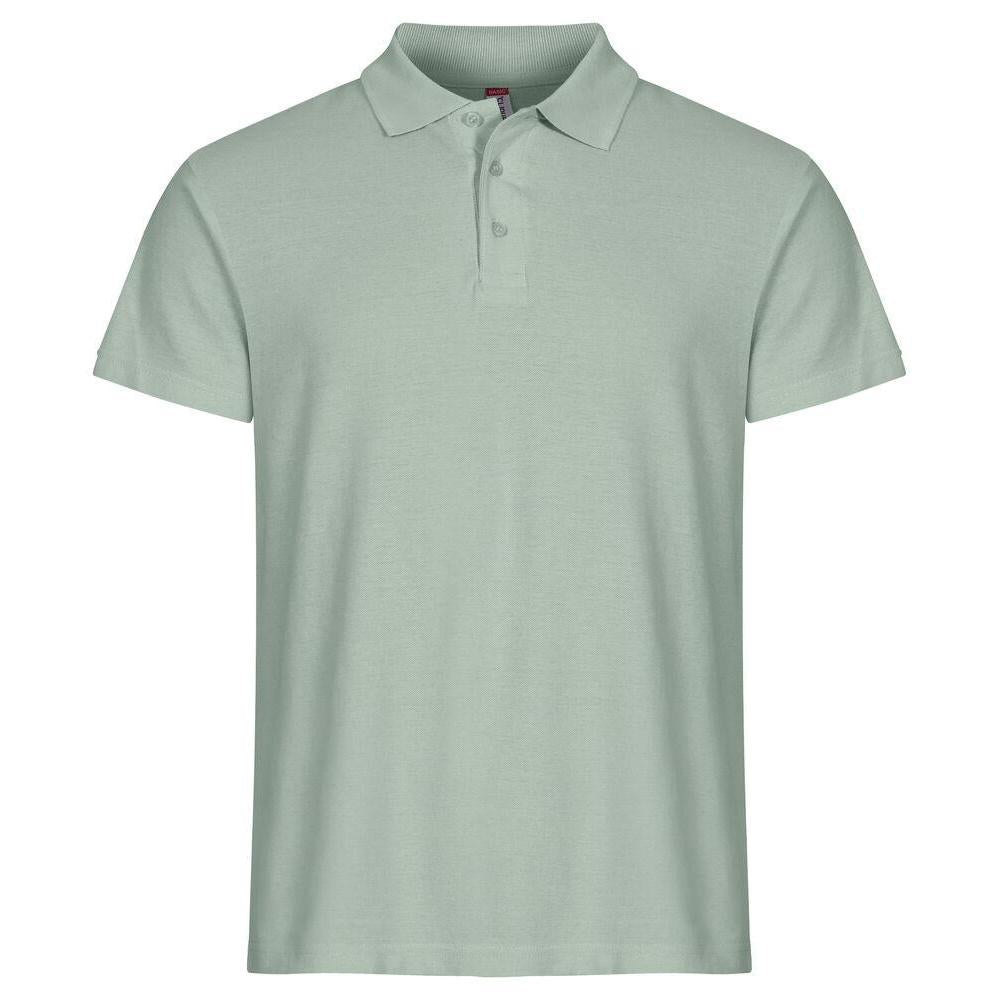 Sage Green - Front - Clique Mens Basic Polo Shirt