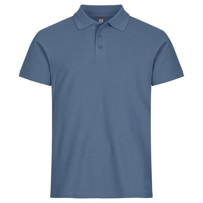 Steel Blue - Front - Clique Mens Basic Polo Shirt