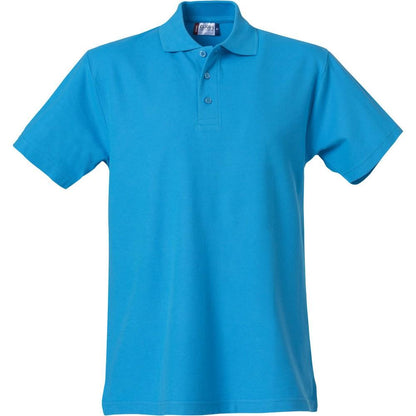 Turquoise - Front - Clique Mens Basic Polo Shirt