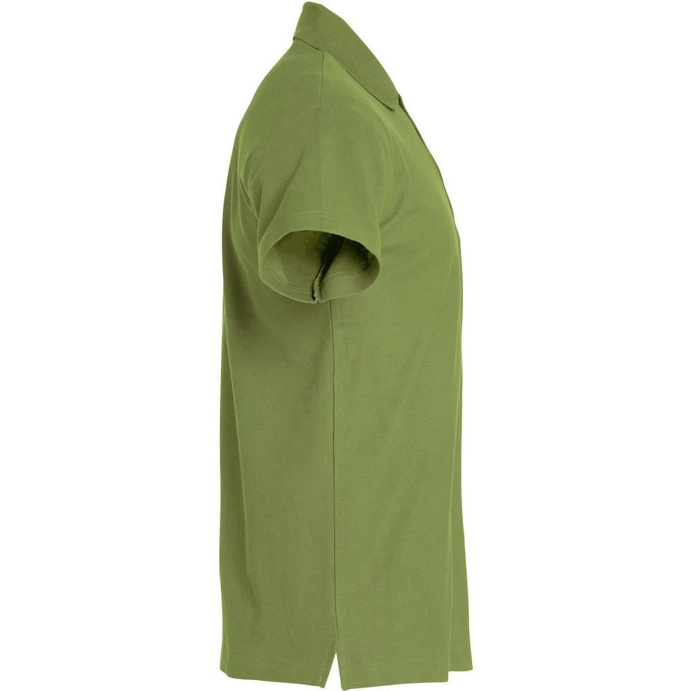 Army Green - Back - Clique Mens Basic Polo Shirt