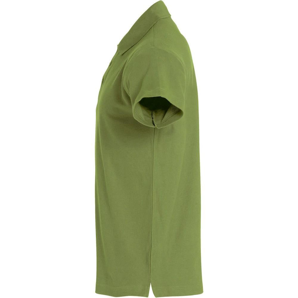 Army Green - Side - Clique Mens Basic Polo Shirt