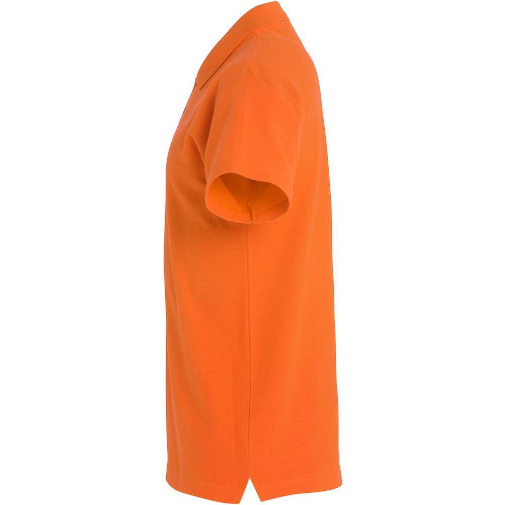 Blood Orange - Side - Clique Mens Basic Polo Shirt