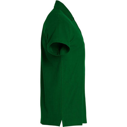 Bottle Green - Back - Clique Mens Basic Polo Shirt